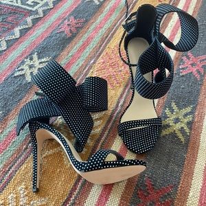 Polka dot heels